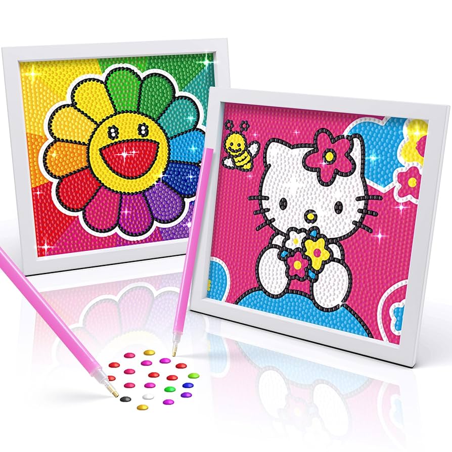 Amazon.co.jp: LOVKIDS ダイヤモンドペインティングキット 子供